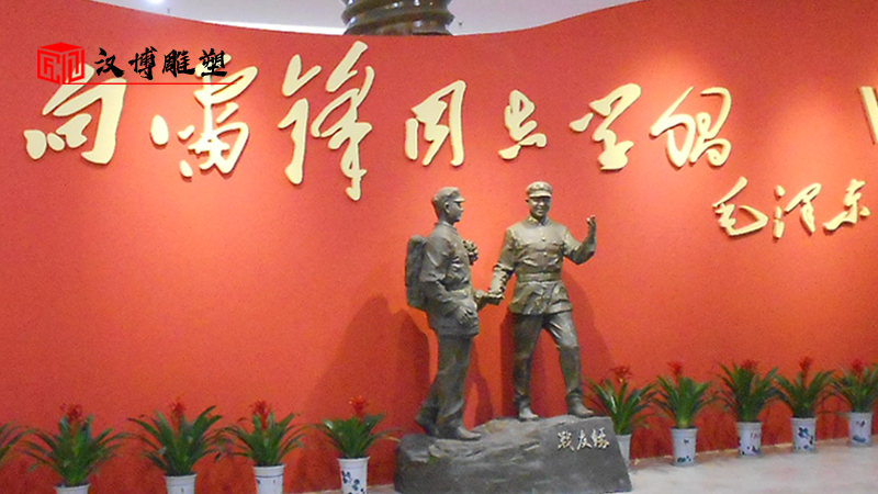 戰士人物雕像_大型景觀銅雕_戶外園林雕塑_人物雕像定制_銅雕制作廠家