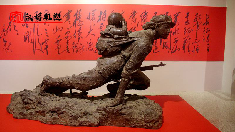 大型雕像加工,軍人銅雕制作,人物雕塑定制_紅色文化雕像_人物鑄銅雕塑
