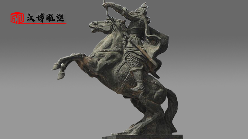 金戈鐵馬雕像_騎馬人物雕塑_銅雕定制_人物鑄銅雕塑_大型雕塑廠家
