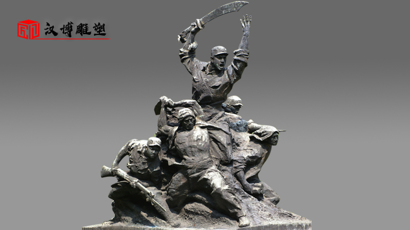 軍人雕像_景觀石雕_人物雕像_大型雕像_雕像訂制