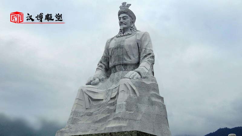 人物石雕像_古代名人雕塑_大型雕塑制作_戶外大型雕塑_人物雕像定制